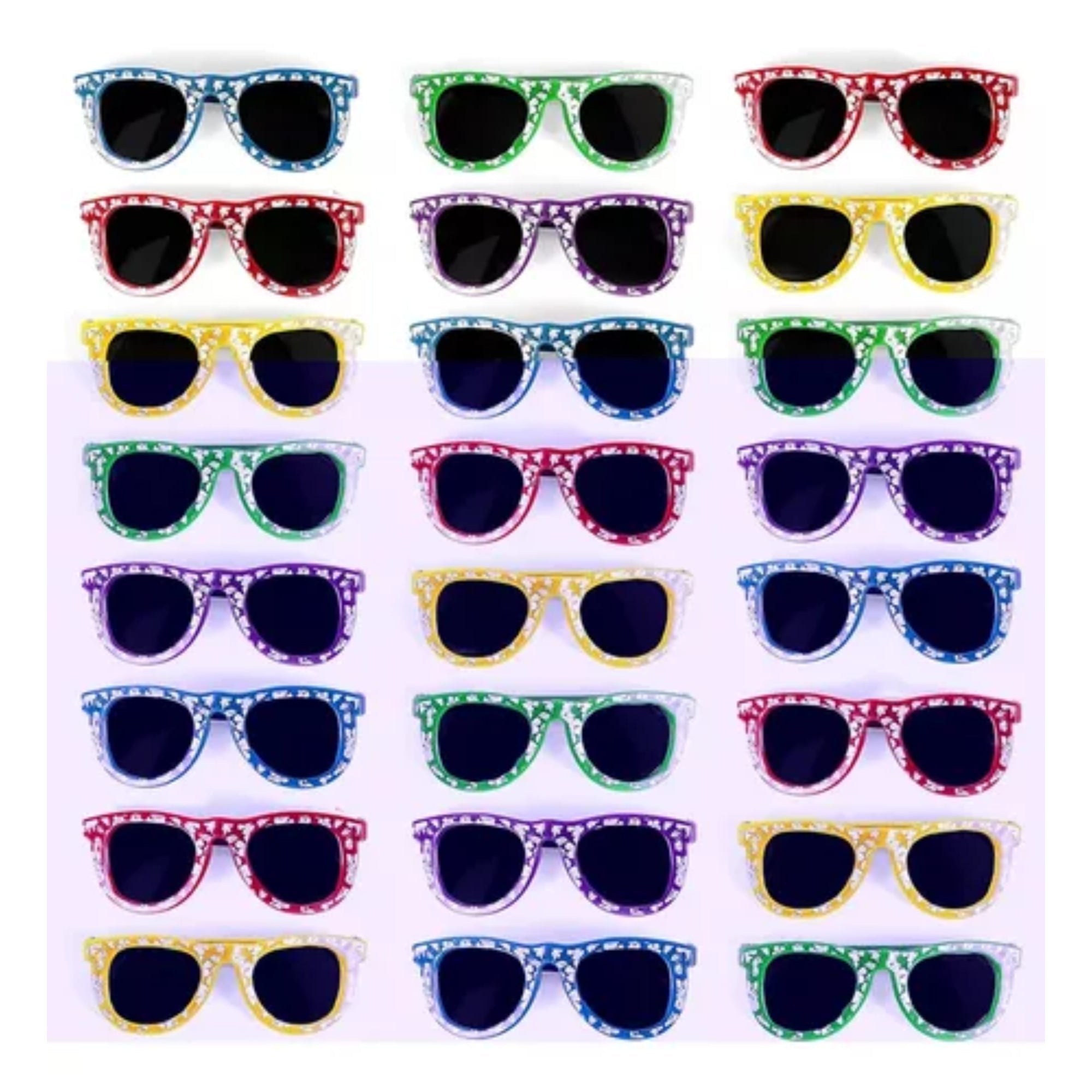 Paquete 25 Gafas De Sol Niños Fiesta Recuerdo Piñata Obsequio
