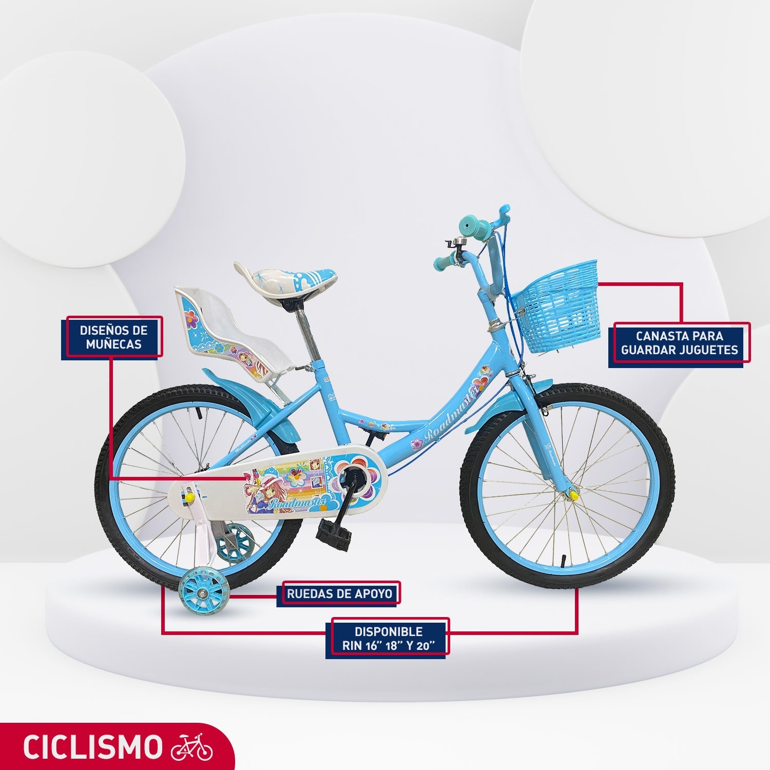 Roadmaster Bicicleta Infantil - Bicicletas - Roadmaster | HS - BIFBB16