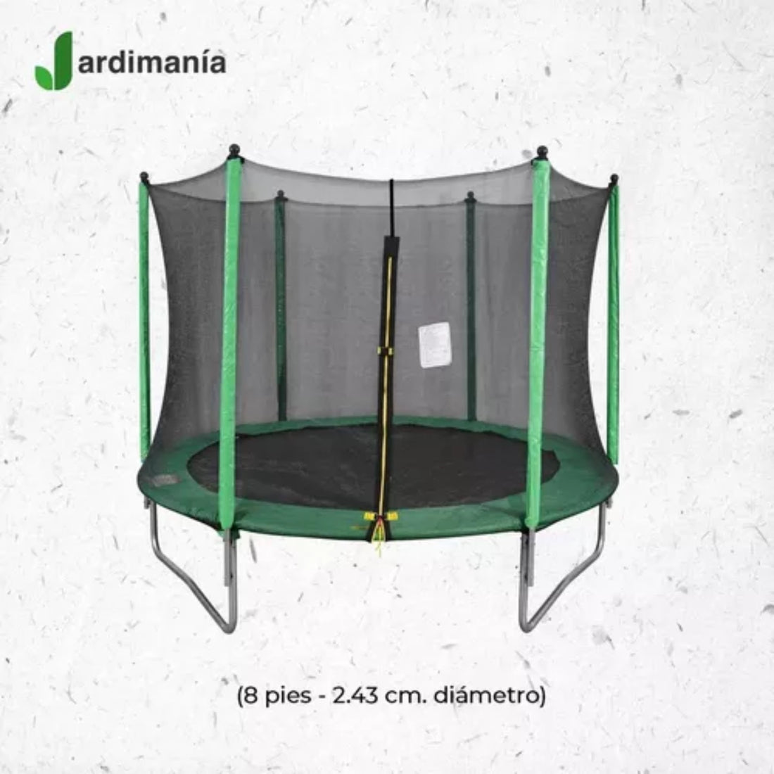 Trampolín Brinca Brinca Saltarin 2.43m Diámetro Color Verde - Fitness - Homesale | HS - TRVE2,43