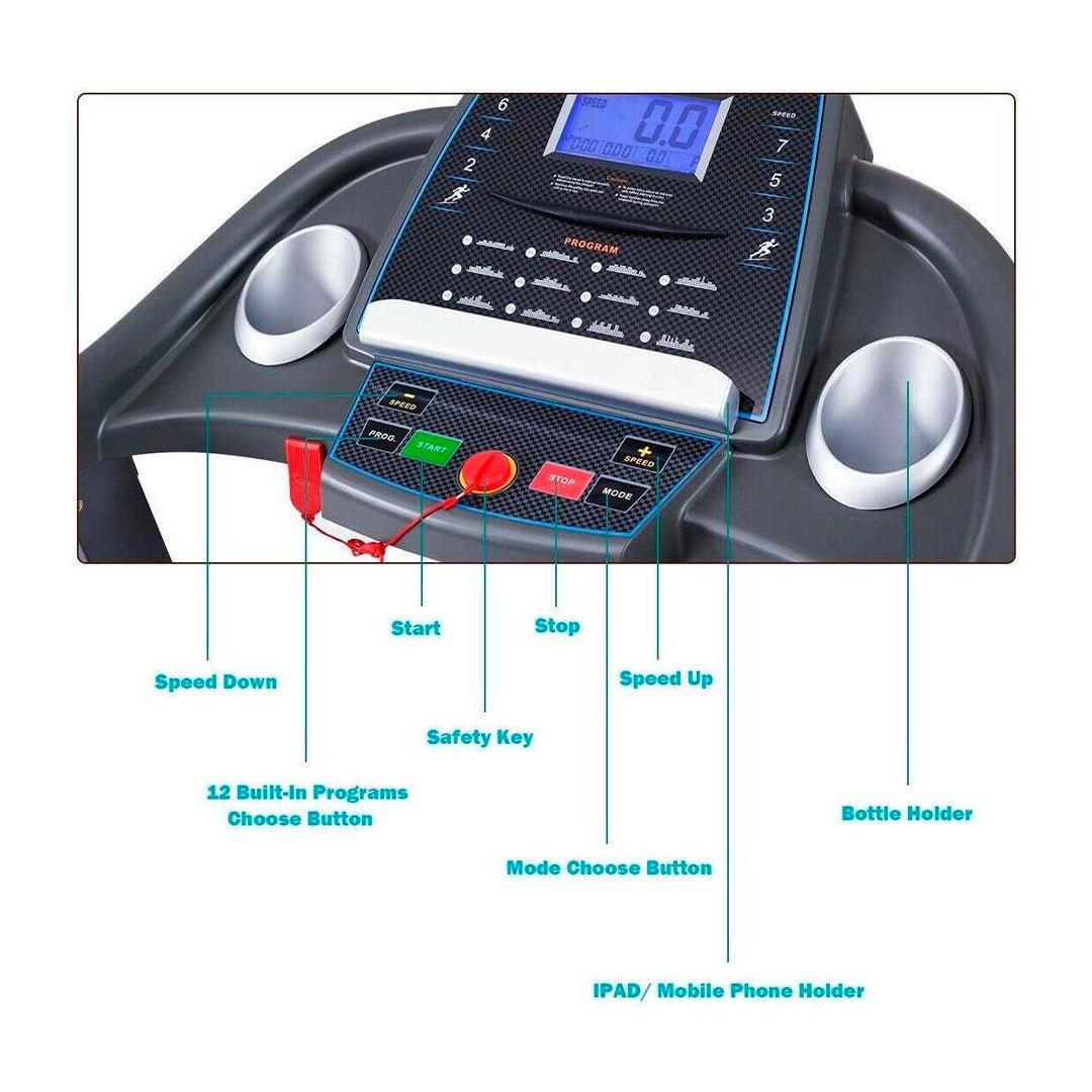 Banda Caminadora Eléctrica Go Plus - Fitness - Homesale | HS-CAGLBK