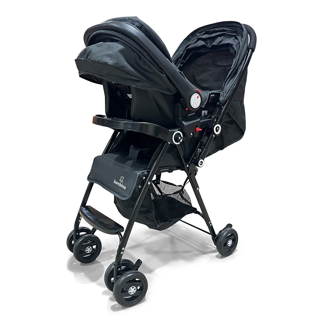 Coche Bebe Paseador Travelsystem Silla 3en1 Plegable - Coches para Bebes - Bambino | BB-CBTSCN