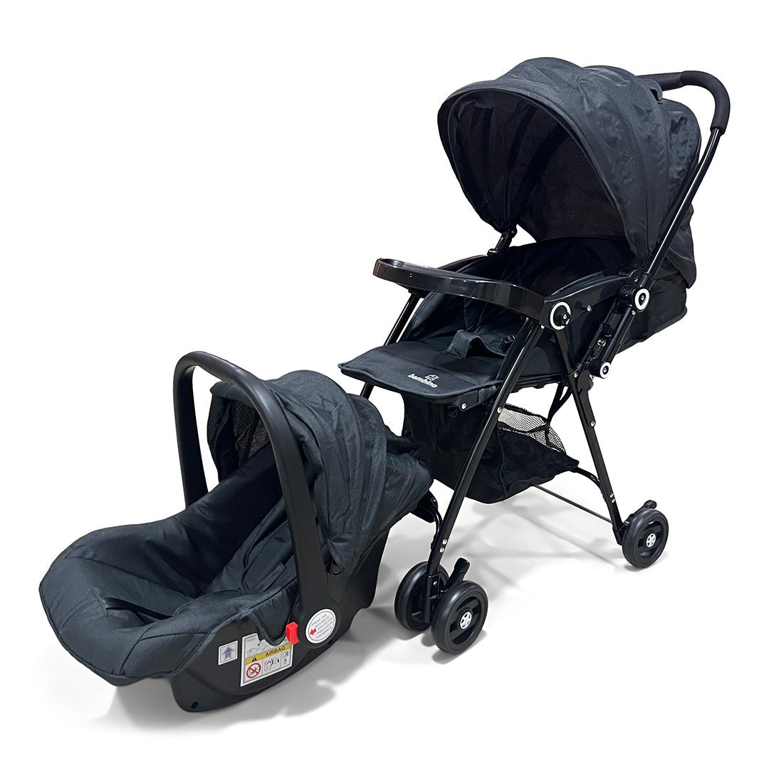 Coche Bebe Paseador Travelsystem Silla 3en1 Plegable - Coches para Bebes - Bambino | BB-CBTSCN
