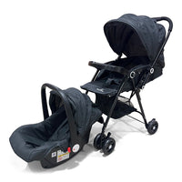 Coche Bebe Paseador Travelsystem Silla 3en1 Plegable - Coches para Bebes - Bambino | BB-CBTSCN