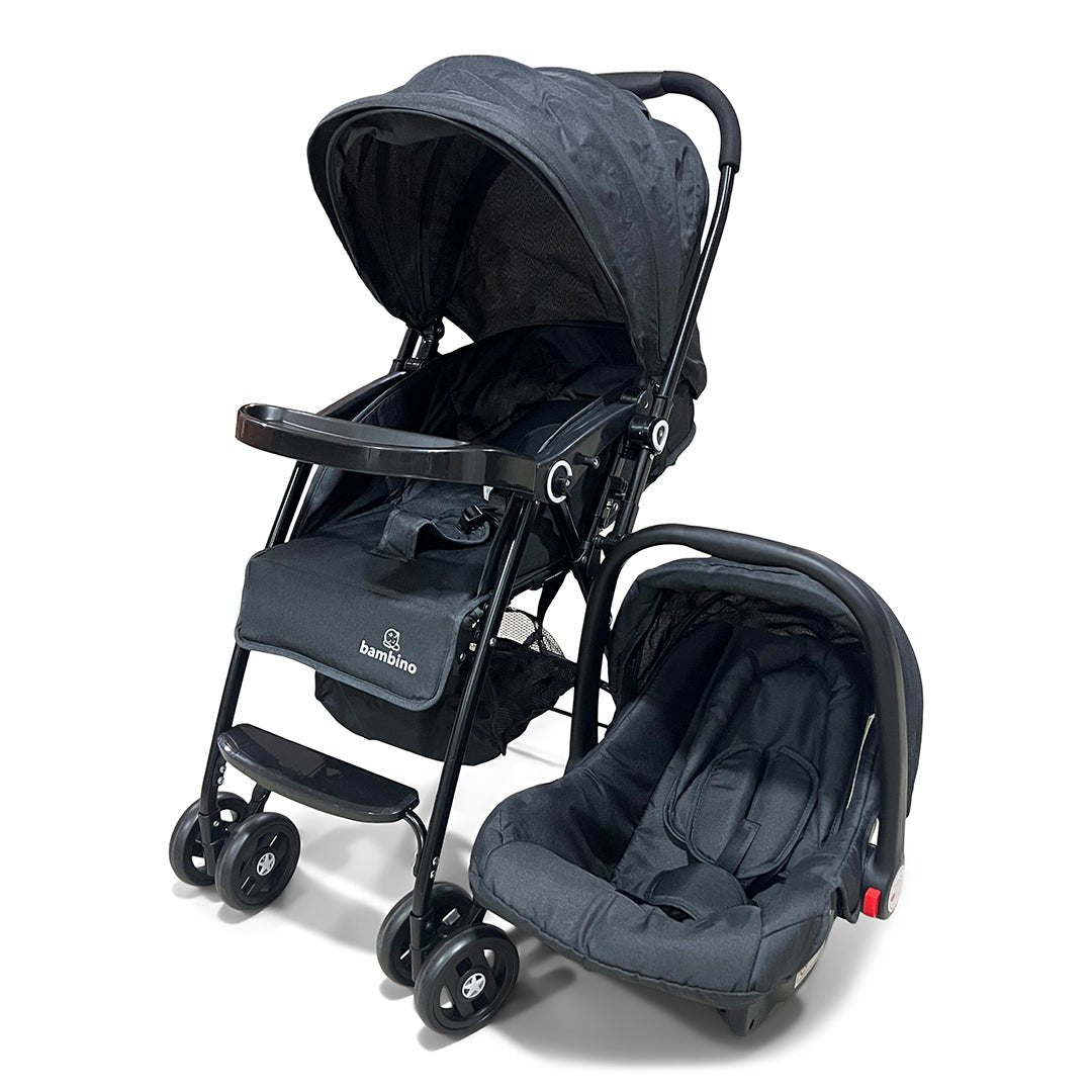 Coche Bebe Paseador Travelsystem Silla 3en1 Plegable - Coches para Bebes - Bambino | BB-CBTSCN