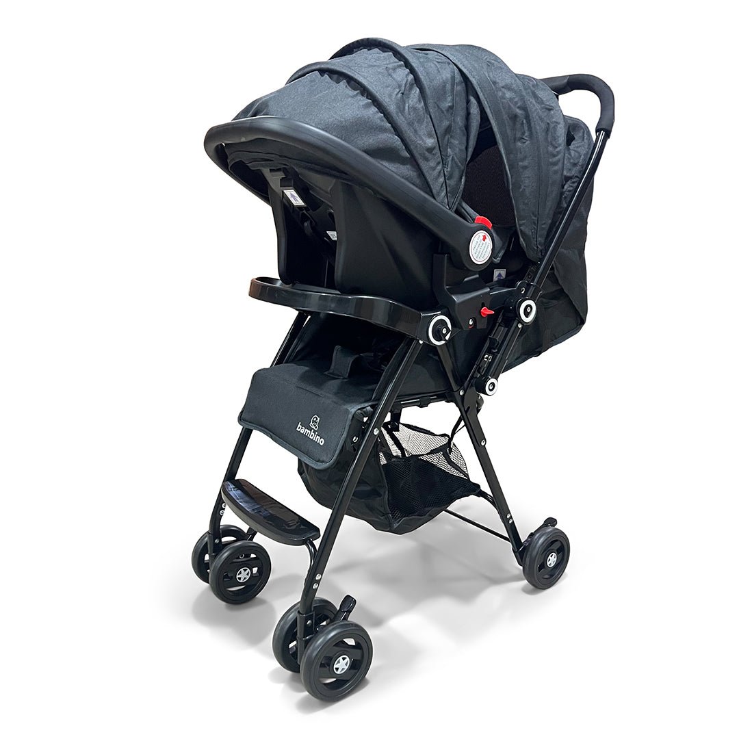 Coche Bebe Paseador Travelsystem Silla 3en1 Plegable - Coches para Bebes - Bambino | BB-CBTSCN