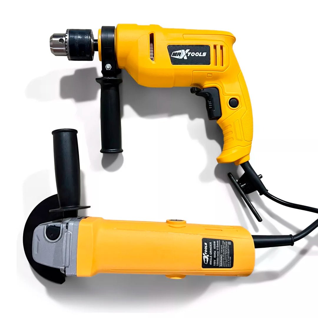 Combo Taladro Percutor 650w / Pulidora 650w - Herramientas - Max Tools | MT-TOTAIMPBUN