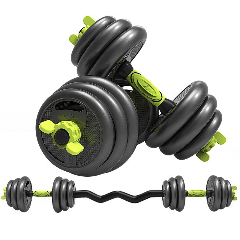 Kit Pesas Termoforradas 20kg + Pesa Rusa - Fitness - Homesale | HS-PEK20BN