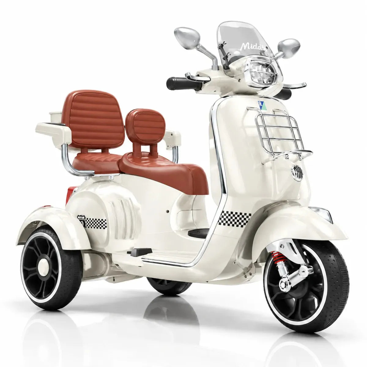 Montable Eléctrico Roadmaster Tipo Vespa Doble Silla