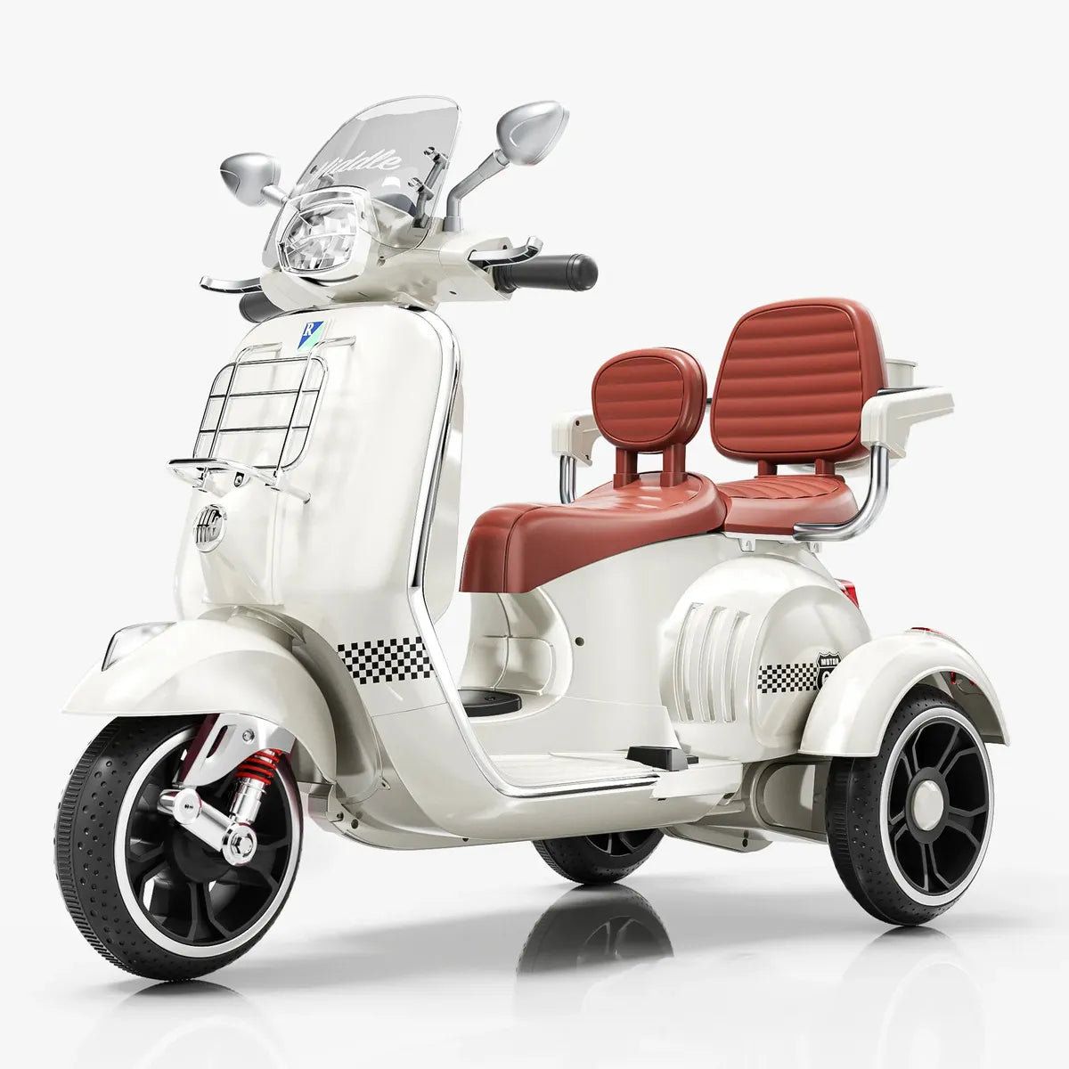 Montable Eléctrico Roadmaster Tipo Vespa Doble Silla