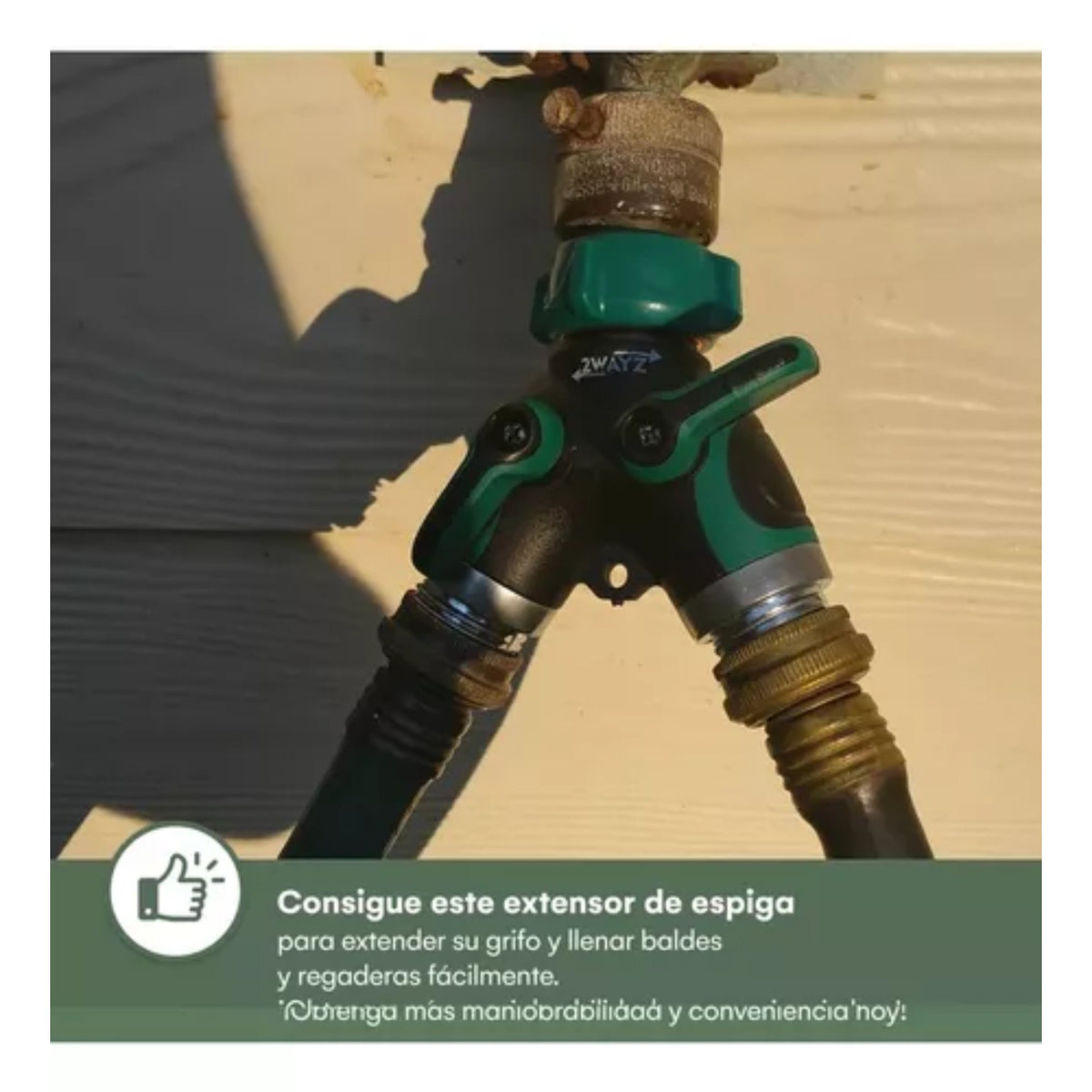 Adaptador Separador Divisor En Y Maguera Grifo Jardin 2 Vías - Herramientas - Homesale | HS - COMAVE