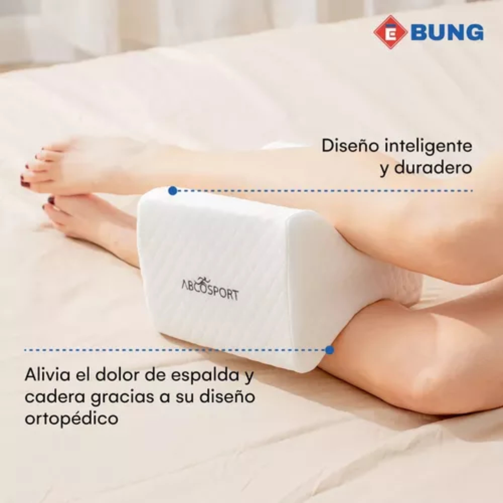 Almohada Cojin Rodilla Piernas Ergonomica Ortopedica de Homesale