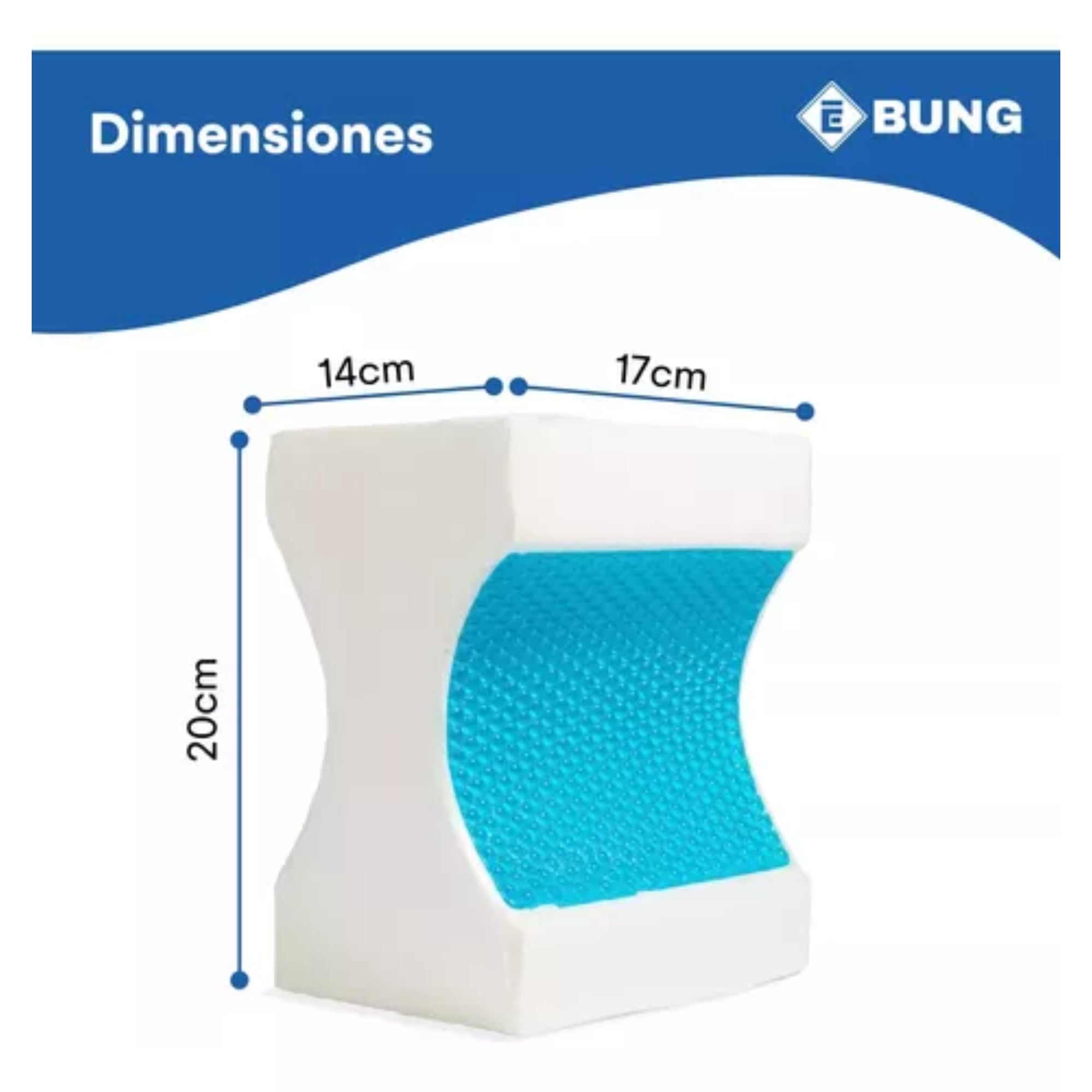 Almohada Cojin Rodilla Piernas Ergonomica Ortopedica - Homesale | HS - ALBLRDL