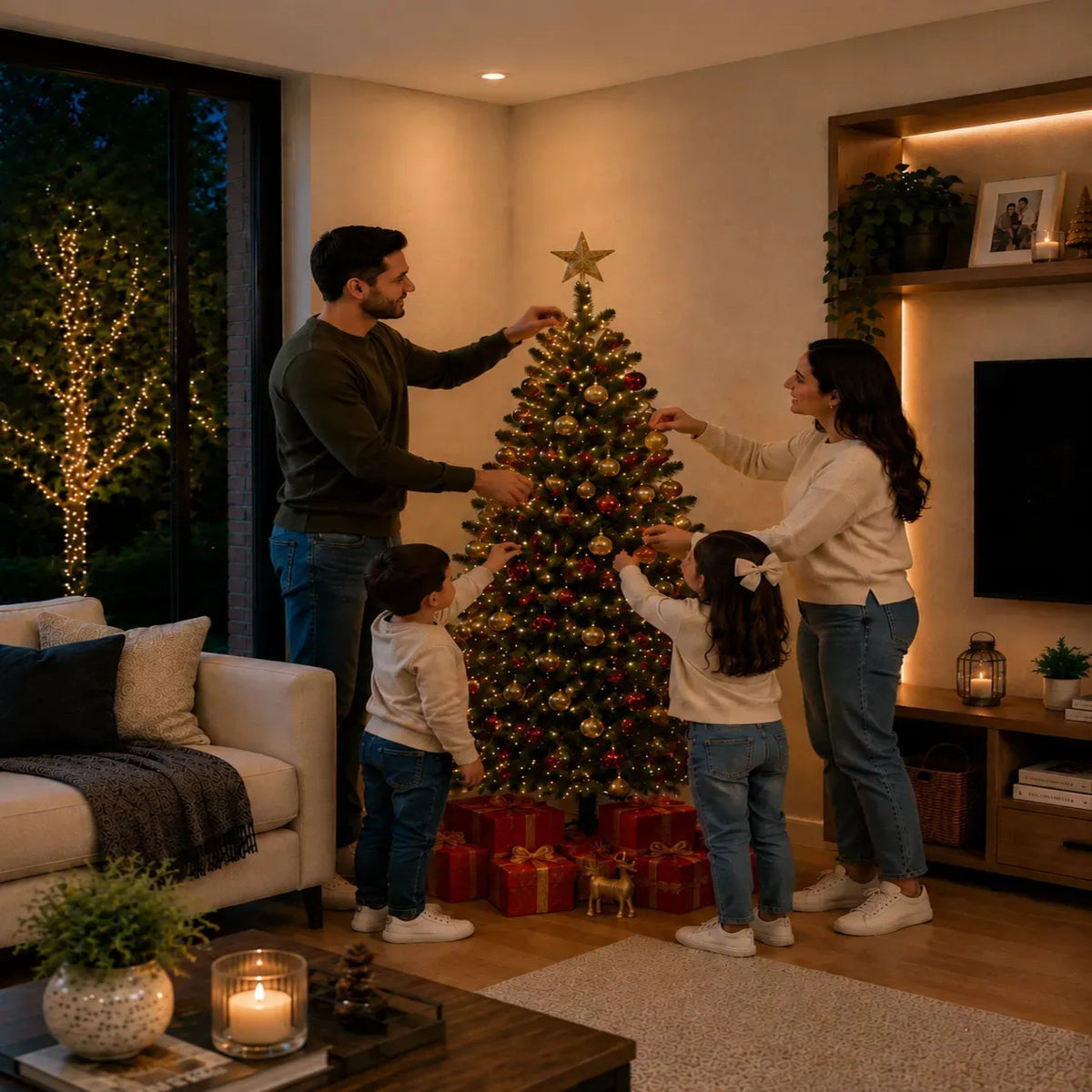 Arbol De Navidad 1.50cm Robusto 558 Ramas Verde - Árbol de Navidad - Homesale | HS-AN150