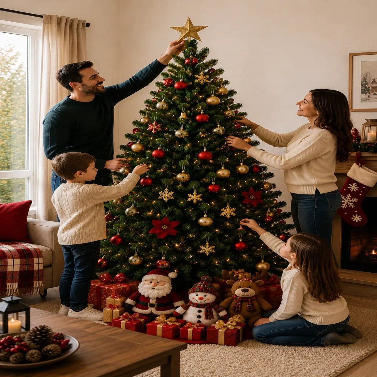 Arbol De Navidad 2.10cm Robusto 1250 Ramas Verde - Árbol de Navidad - Homesale | HS-AN210