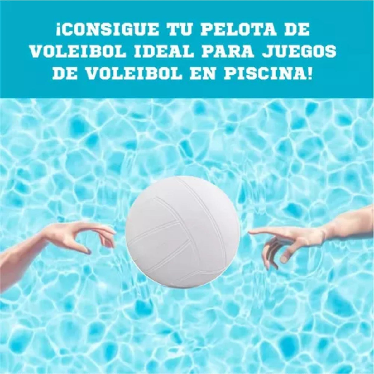 Balon Pelota Voleibol Acuático Piscina Playa Promocion Blanco - Fitness - Homesale | HS - BOVOBLA