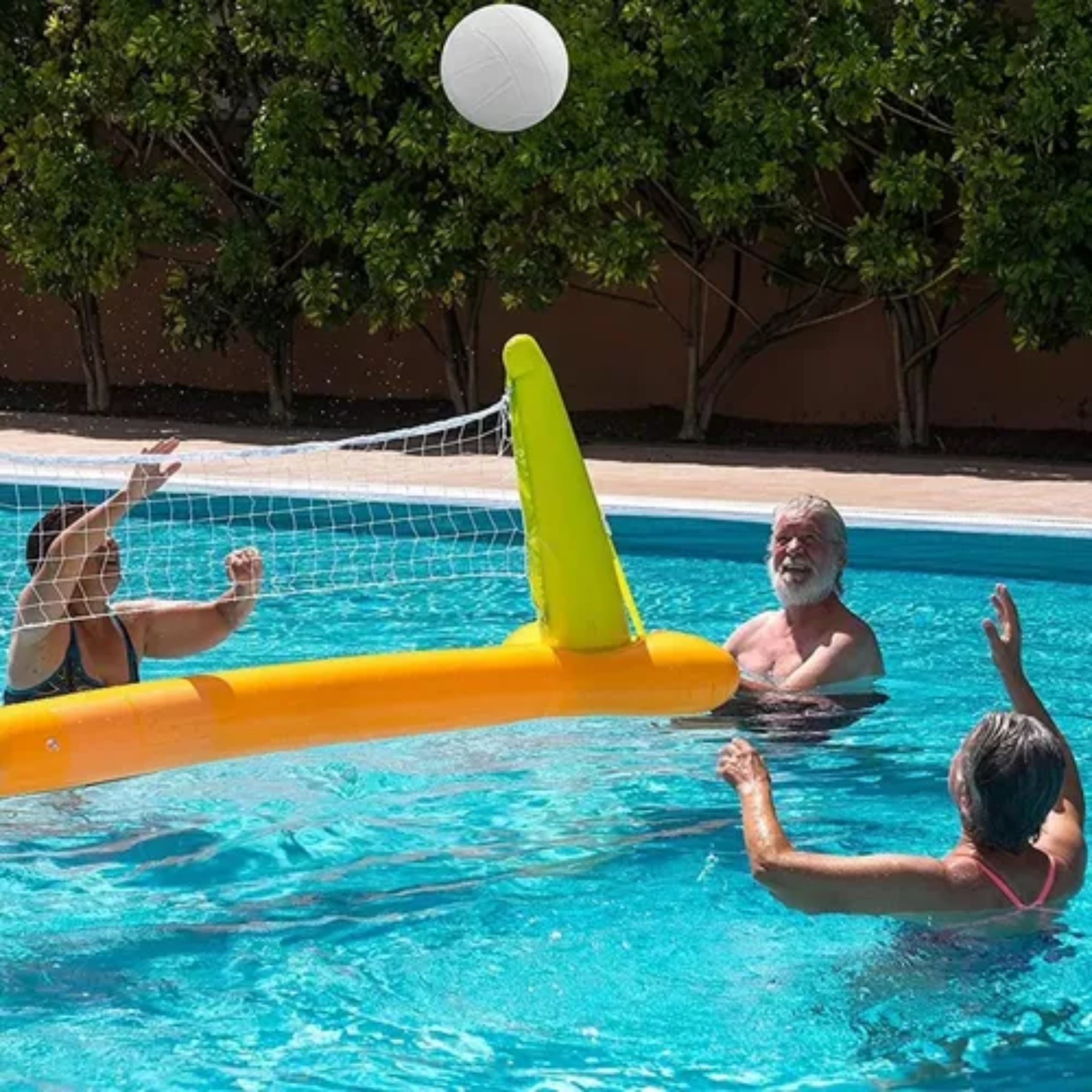 Balon Pelota Voleibol Acuático Piscina Playa Promocion Blanco - Fitness - Homesale | HS - BOVOBLA
