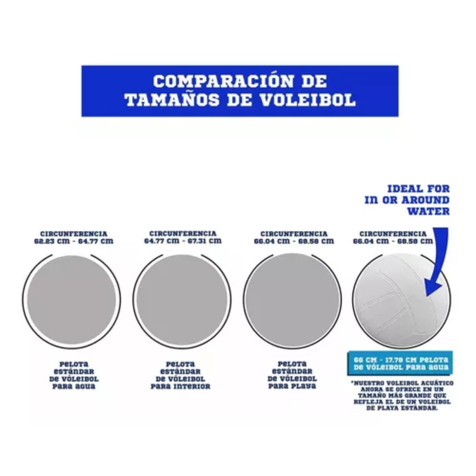 Balon Pelota Voleibol Acuático Piscina Playa Promocion Blanco - Fitness - Homesale | HS - BOVOBLA
