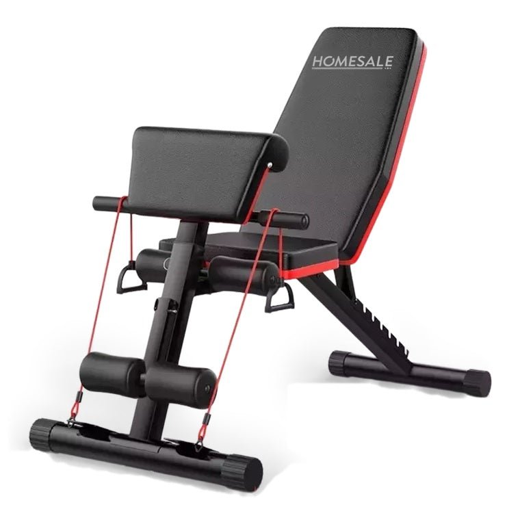 Banco de Pesas Ejercicio Múltiple HOMESALE + Ligas elasticas - Fitness - Homesale | HS - BPPSNR