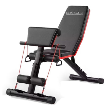 Banco de Pesas Ejercicio Múltiple HOMESALE + Ligas elasticas - Fitness - Homesale | HS - BPPSNR