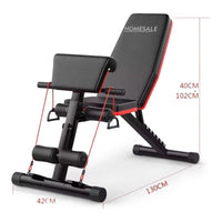 Banco de Pesas Ejercicio Múltiple HOMESALE + Ligas elasticas - Fitness - Homesale | HS - BPPSNR