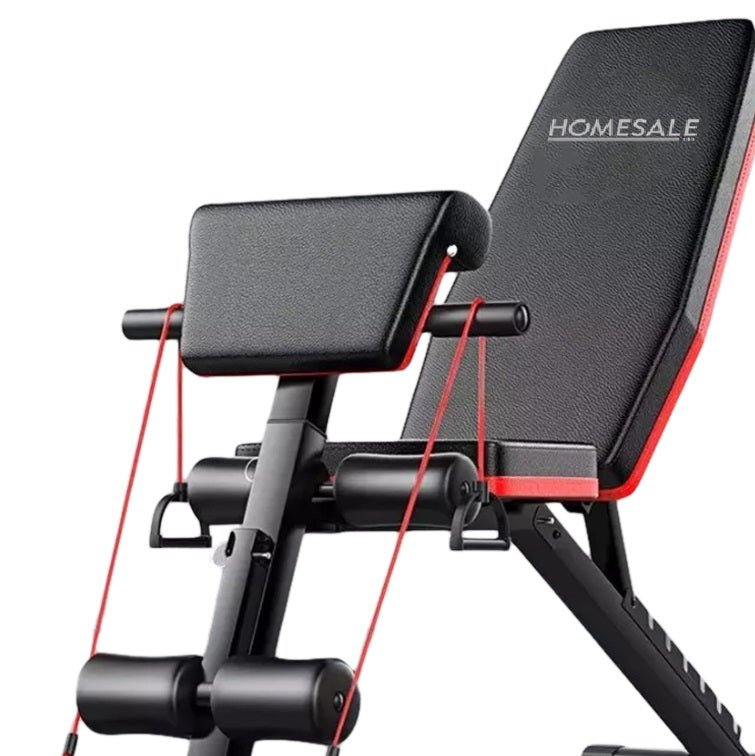 Banco de Pesas Ejercicio Múltiple HOMESALE + Ligas elasticas - Fitness - Homesale | HS - BPPSNR