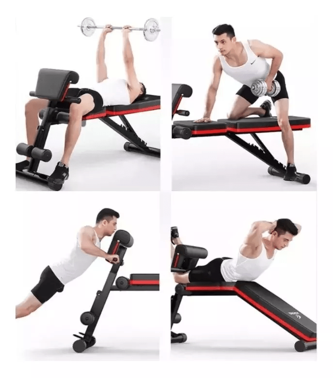 Banco de Pesas Ejercicio Múltiple HOMESALE + Ligas elasticas - Fitness - Homesale | HS - BPPSNR