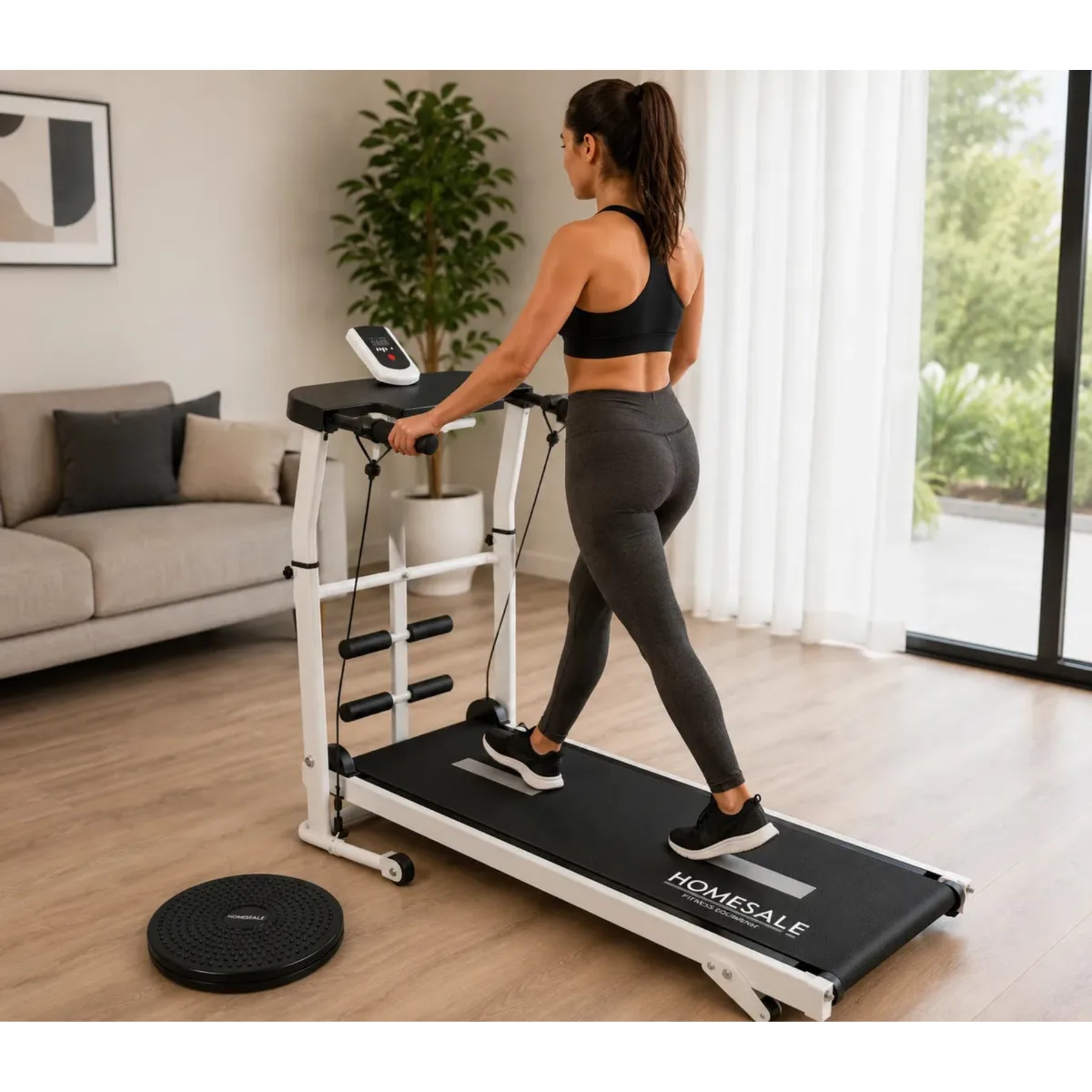 Banda Caminadora Trotadora Mecanica 4 Funciones En 1 - Fitness - home sale | HS-CABMWH