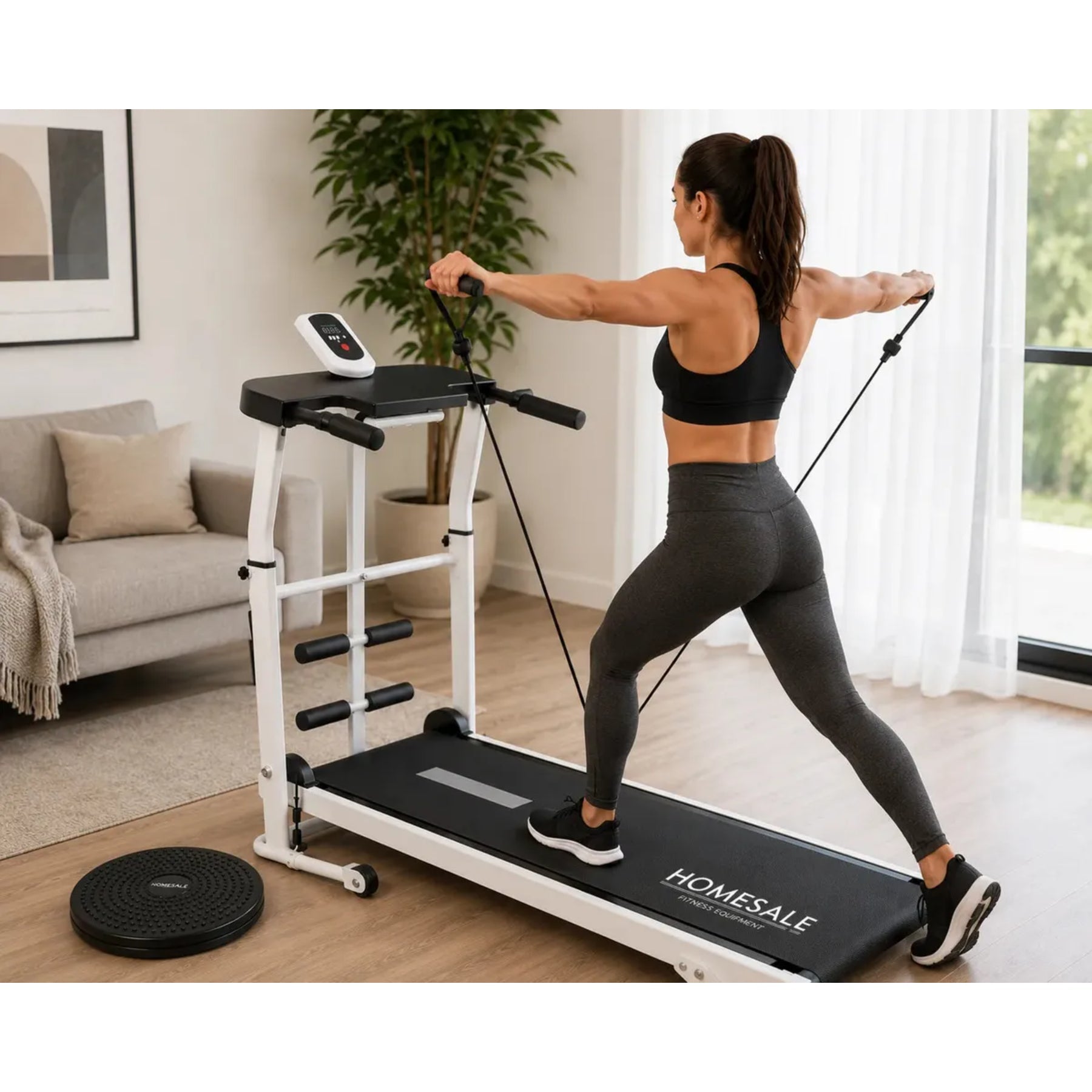 Banda Caminadora Trotadora Mecanica 4 Funciones En 1 - Fitness - home sale | HS-CABMWH