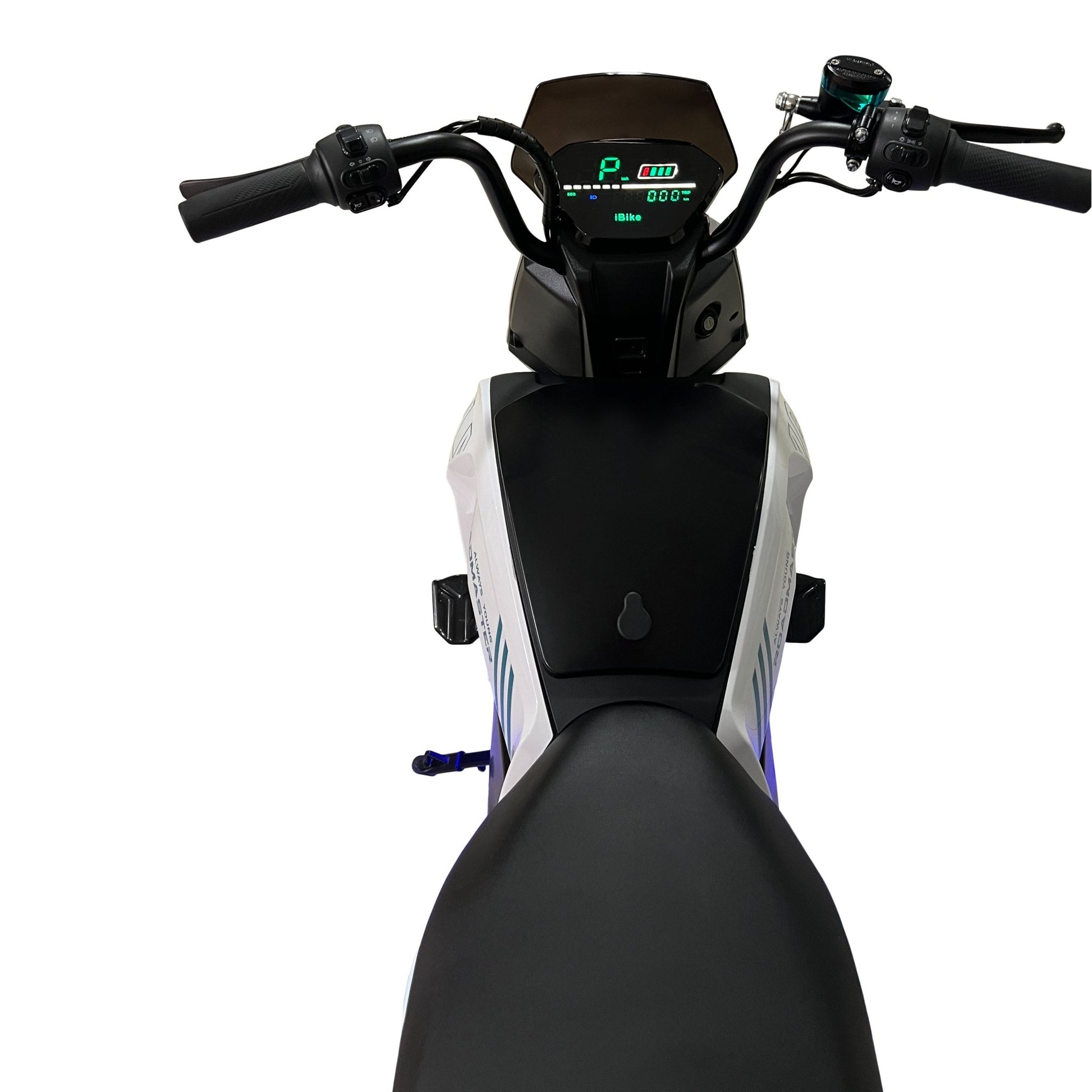 Bicicleta Eléctrica Roadmaster Águila Ninja 72V Blanco Verde - Bicicleta Eléctrica - roadmaster | HS - MEAGUBV