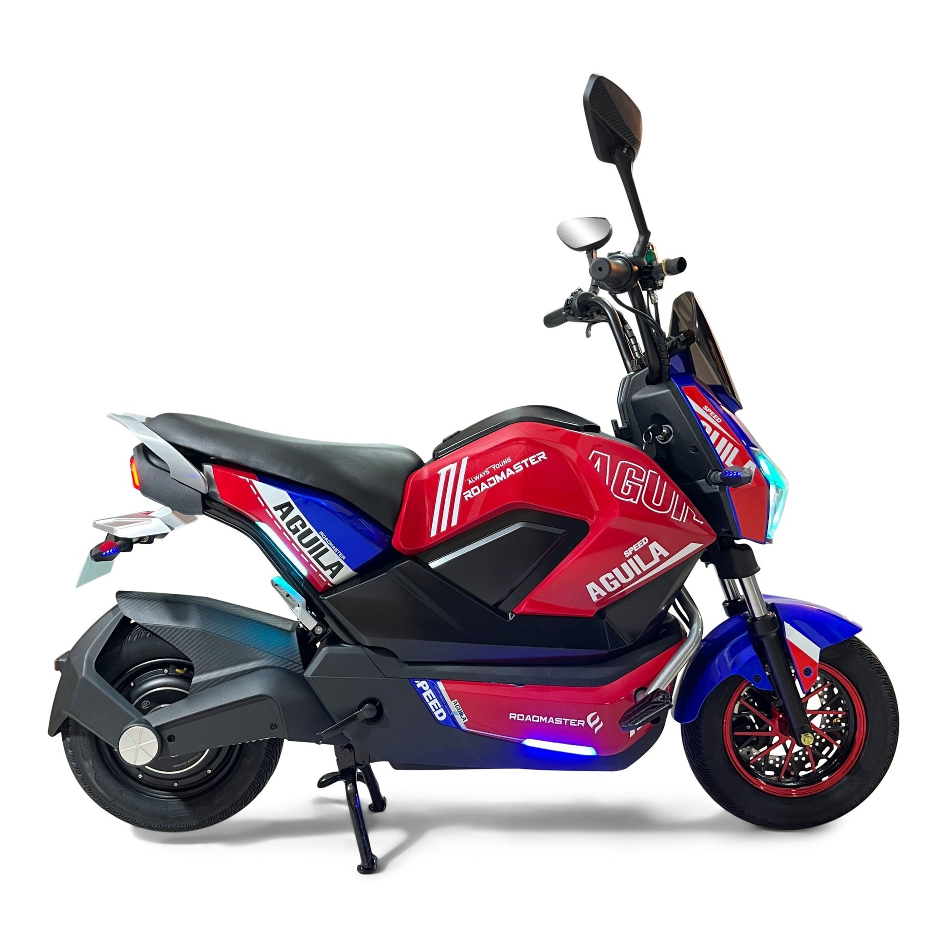 Bicicleta Eléctrica Roadmaster Águila Ninja 72V Rojo Azul - Bicicleta Eléctrica - Roadmaster | HS - MEAGURA