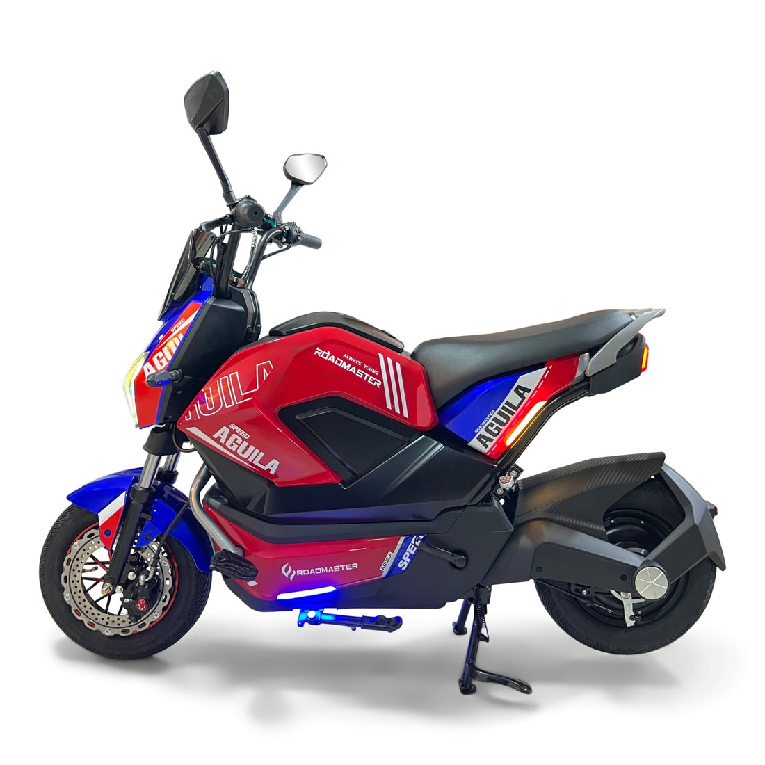 Bicicleta Eléctrica Roadmaster Águila Ninja 72V Rojo Azul - Bicicleta Eléctrica - Roadmaster | HS - MEAGURA