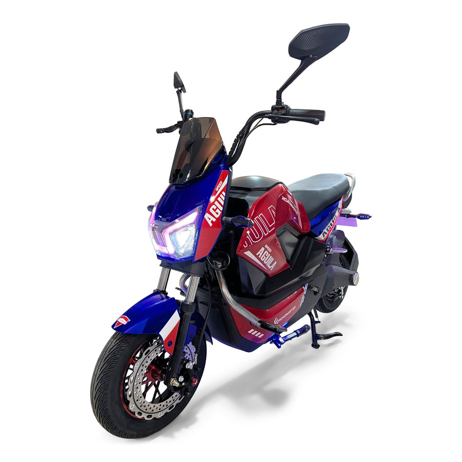 Bicicleta Eléctrica Roadmaster Águila Ninja 72V Rojo Azul