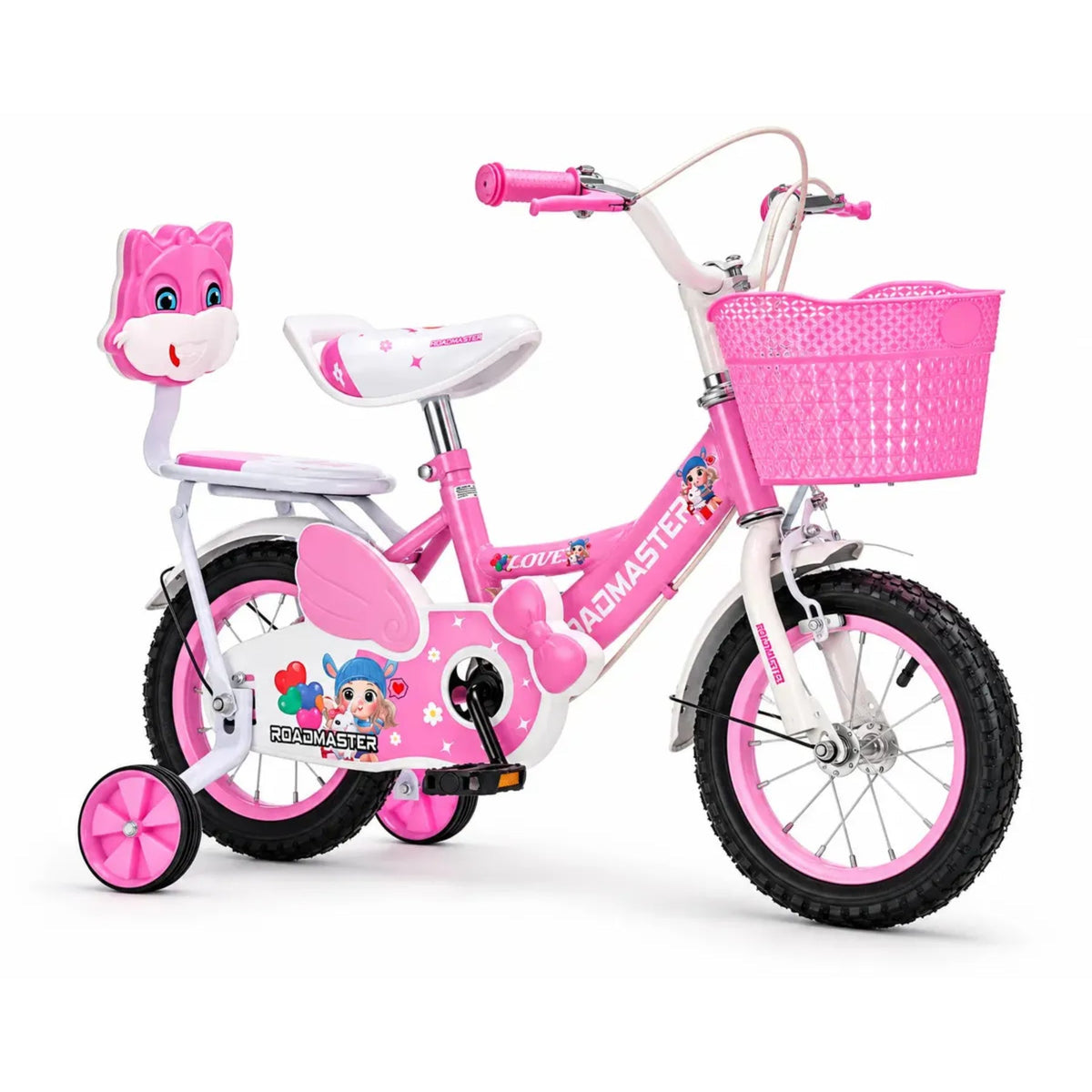 Bicicleta Infantil Roadmaster Rin 16 para Niña con Canasto y Ruedas de Apoyo - Bicicletas - Roadmaster | HS-BIR16P