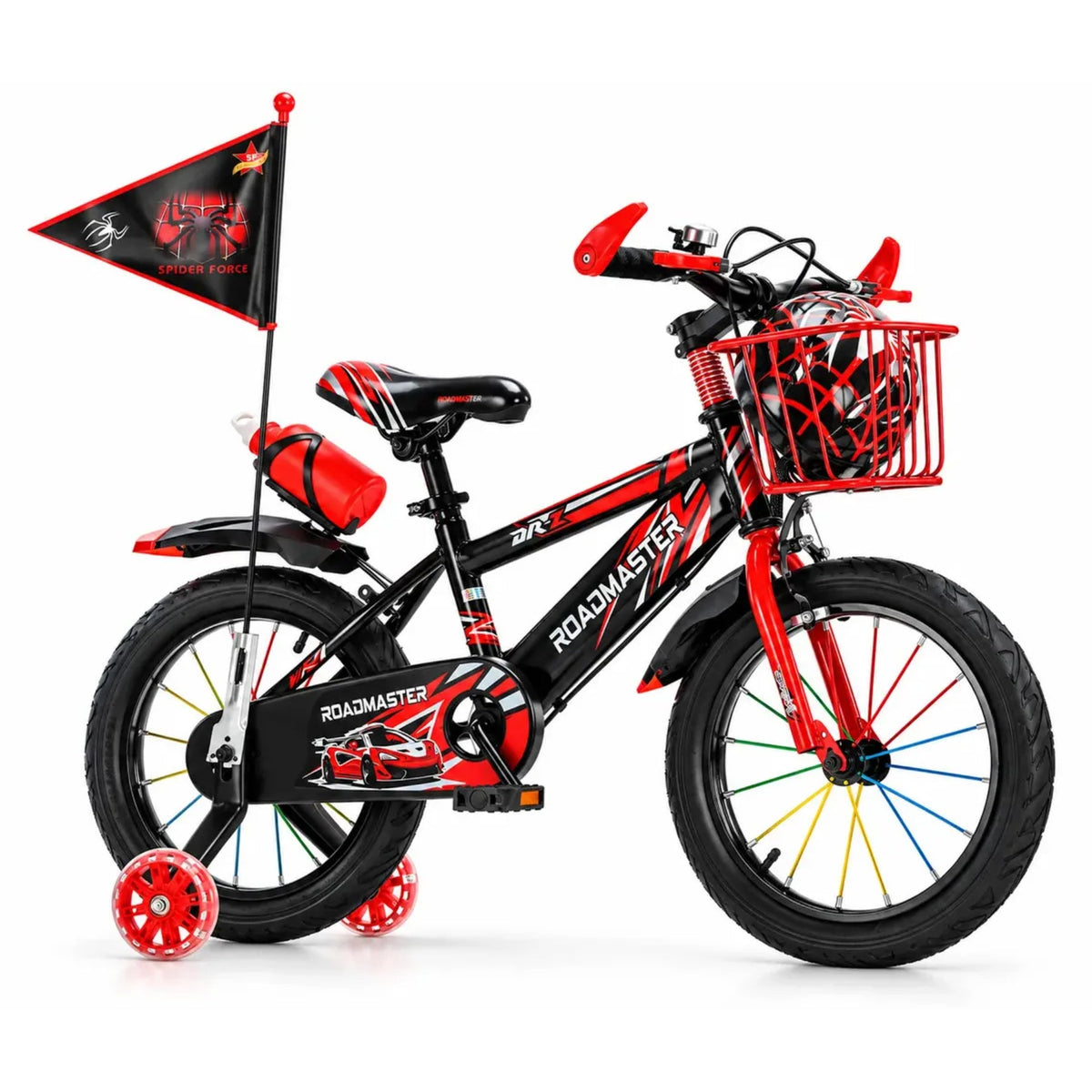 Bicicleta Infantil Roadmaster Rin 16 para Niño con Canasto y Ruedas de Apoyo - Bicicletas - Roadmaster | HS-BIR16R
