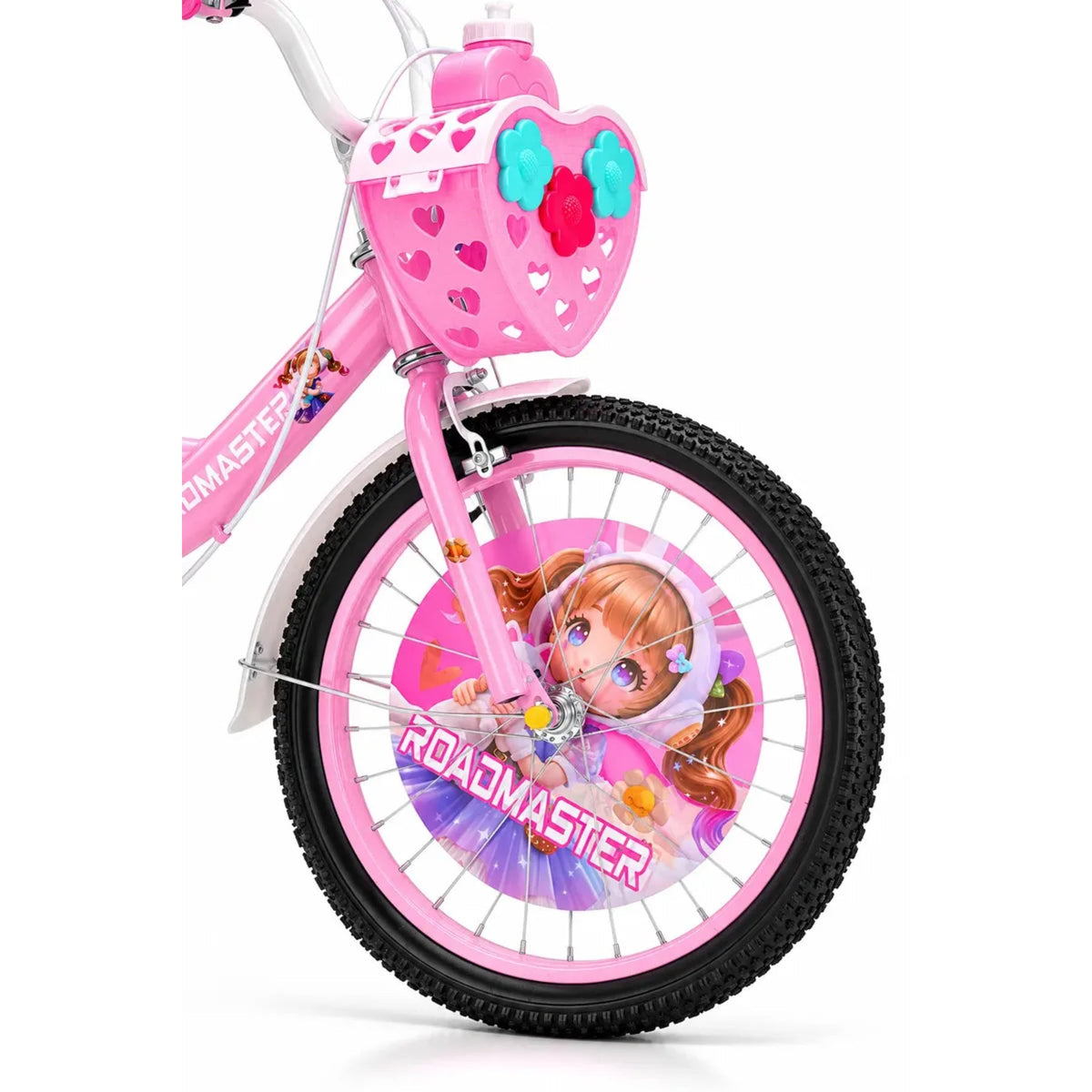 Bicicleta Infantil Roadmaster Rin 20 para Niña con Canasto y Ruedas de Apoyo - Bicicletas - Roadmaster | HS-BIR20P