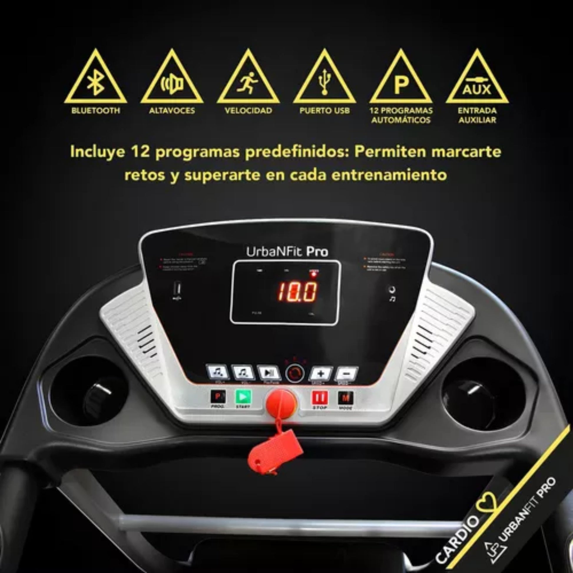 Caminadora Eléctrica Urbanfit Pro Gold 8000 110v Color Negro - Fitness - Homesale | HS - CAUFP8000G