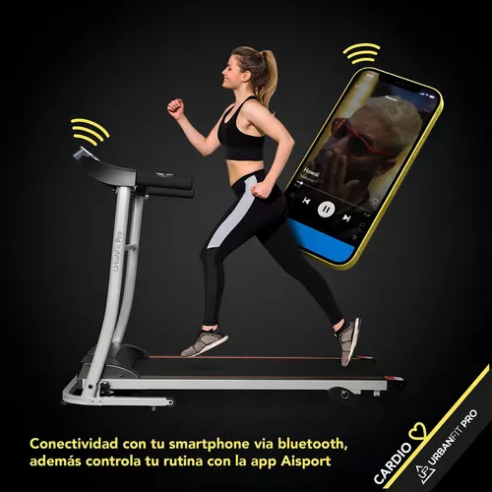 Caminadora Eléctrica Urbanfit Pro Gold 8000 110v Color Negro - Fitness - Homesale | HS - CAUFP8000G