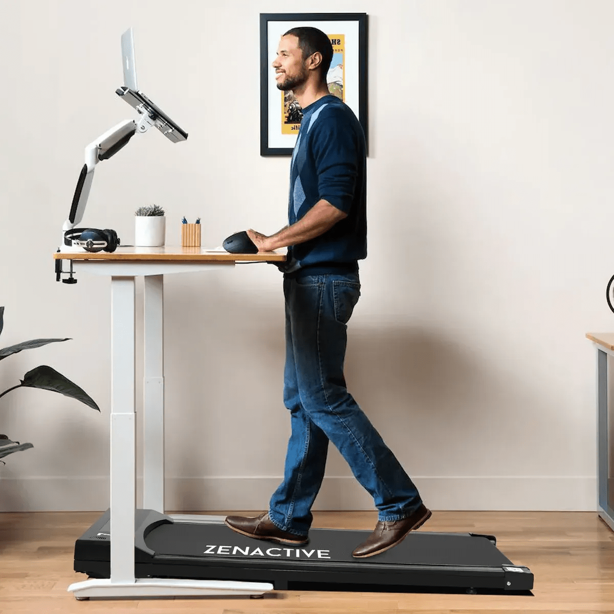 Caminadora Eléctrica Walkingpad Controlremoto Facil Guardado Negro 110v - Fitness - Homesaleco | HS-CAZNBK