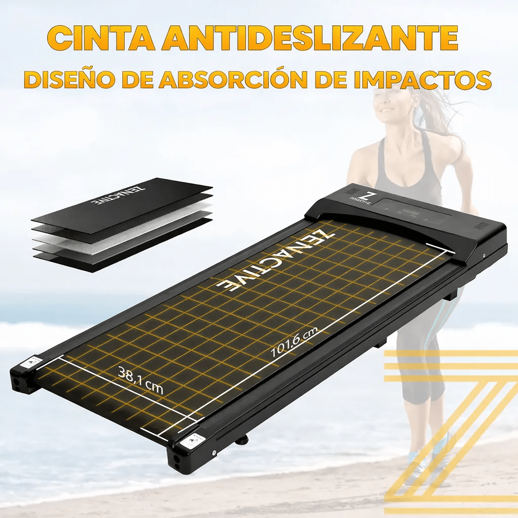 Caminadora Eléctrica Walkingpad Controlremoto Facil Guardado Negro 110v - Fitness - Homesaleco | HS-CAZNBK
