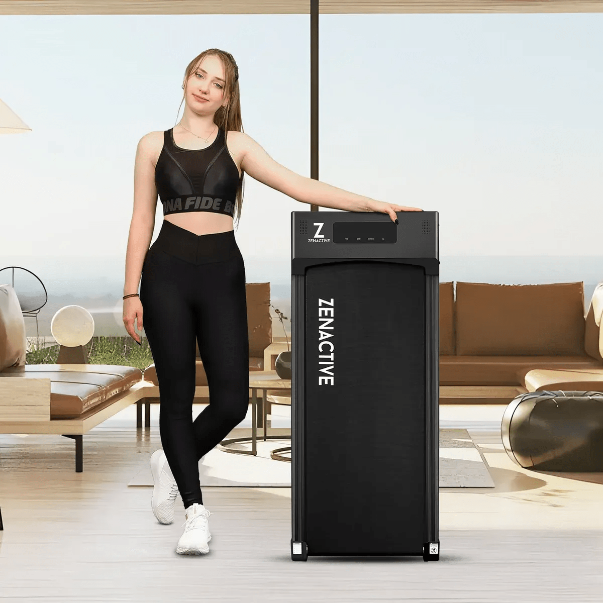 Caminadora Eléctrica Walkingpad Controlremoto Facil Guardado Negro 110v - Fitness - Homesaleco | HS-CAZNBK