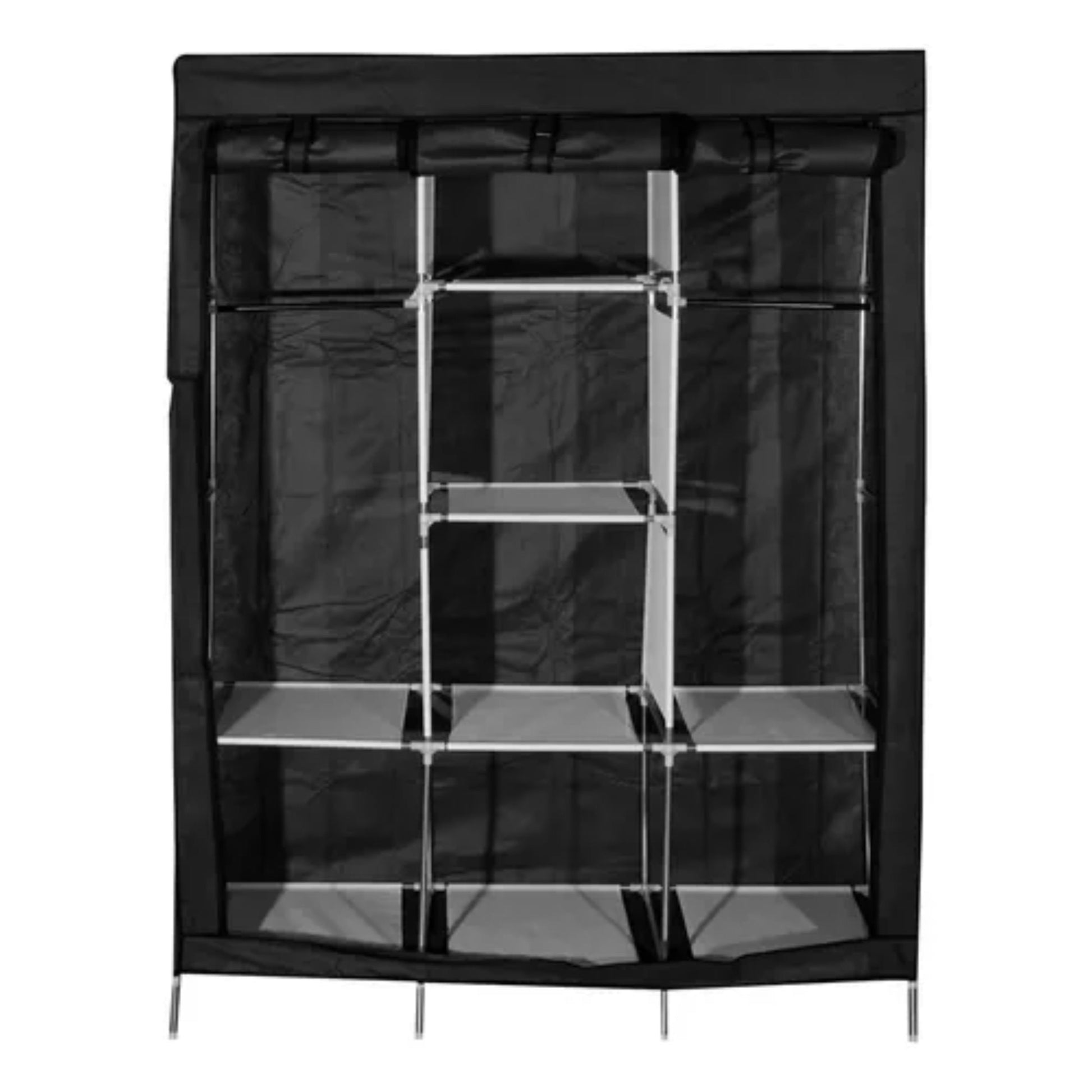 Closet Armario Doble Desarmable Portatil Con Forro - Homesale | HS - CLPLNEG