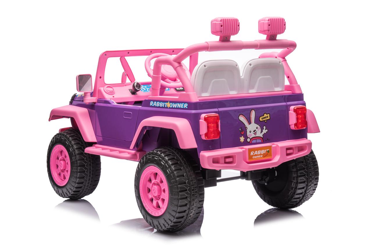 Coche Eléctrico Infantil Barbie Rosado 12V - Montable - Roadmaster | HS_VEMNEL - 617