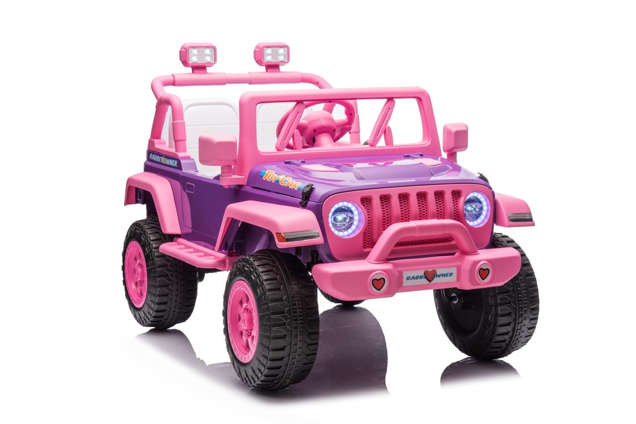 Coche Eléctrico Infantil Barbie Rosado 12V - Montable - Roadmaster | HS_VEMNEL - 617
