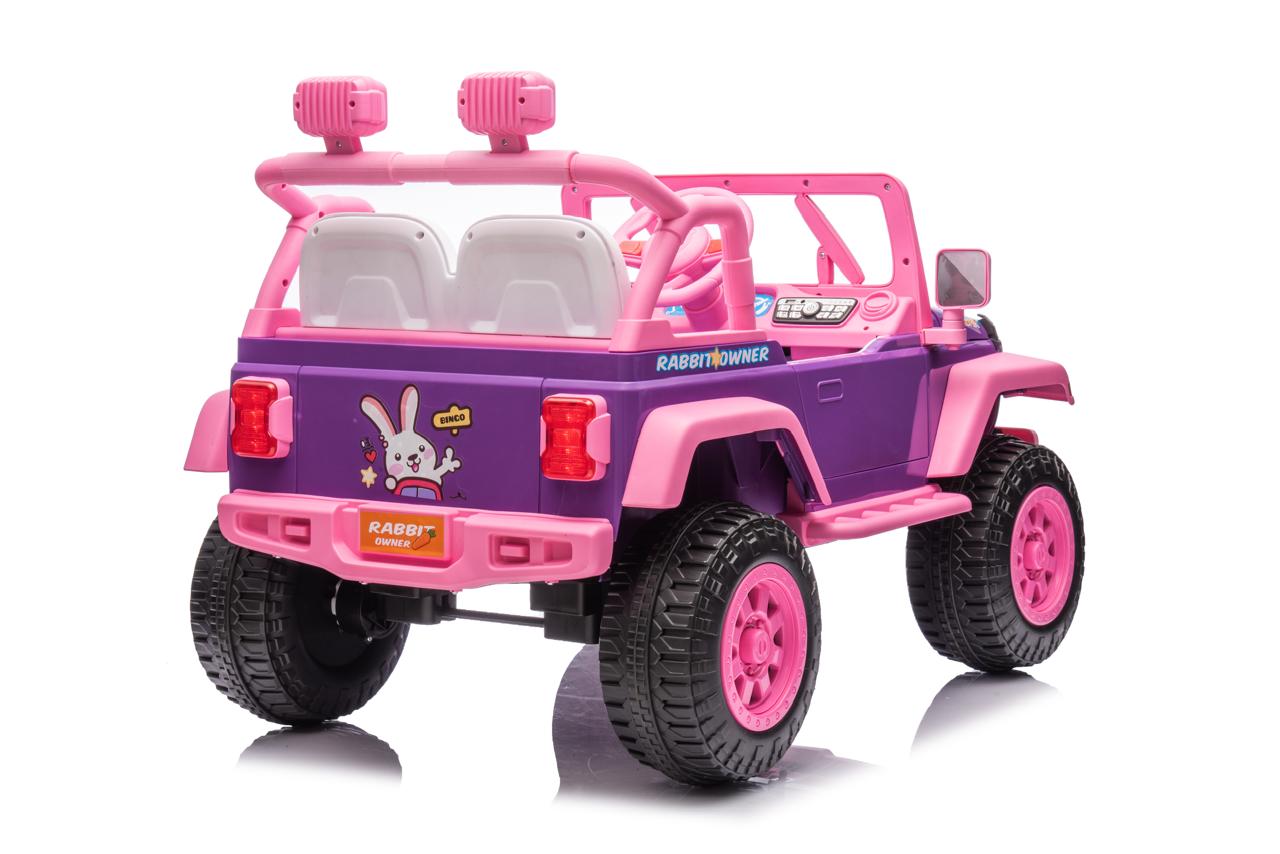 Coche Eléctrico Infantil Barbie Rosado 12V - Montable - Roadmaster | HS_VEMNEL - 617