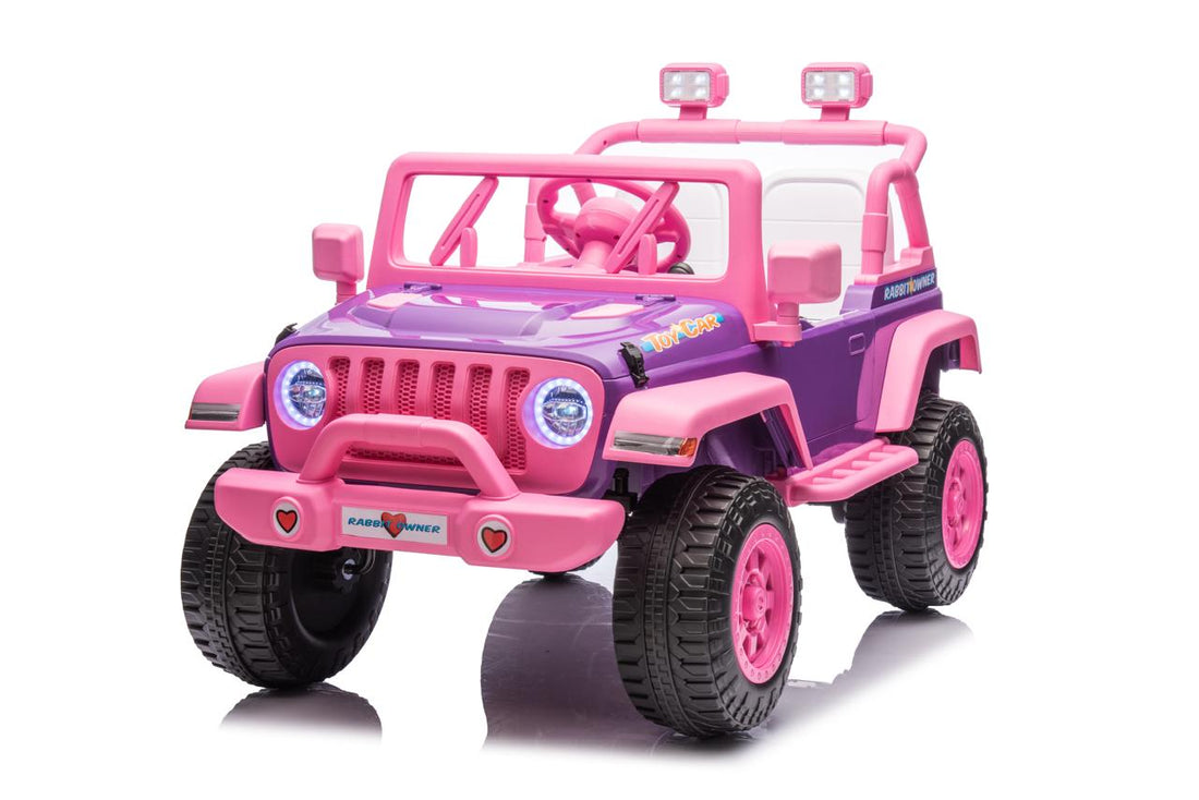 Coche Eléctrico Infantil Barbie Rosado 12V - Montable - Roadmaster | HS_VEMNEL - 617