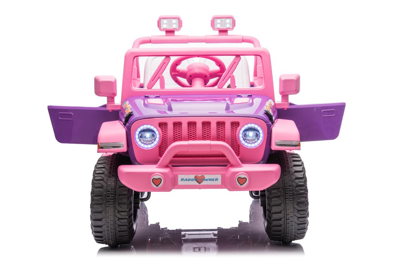 Coche Eléctrico Infantil Barbie Rosado 12V - Montable - Roadmaster | HS_VEMNEL - 617