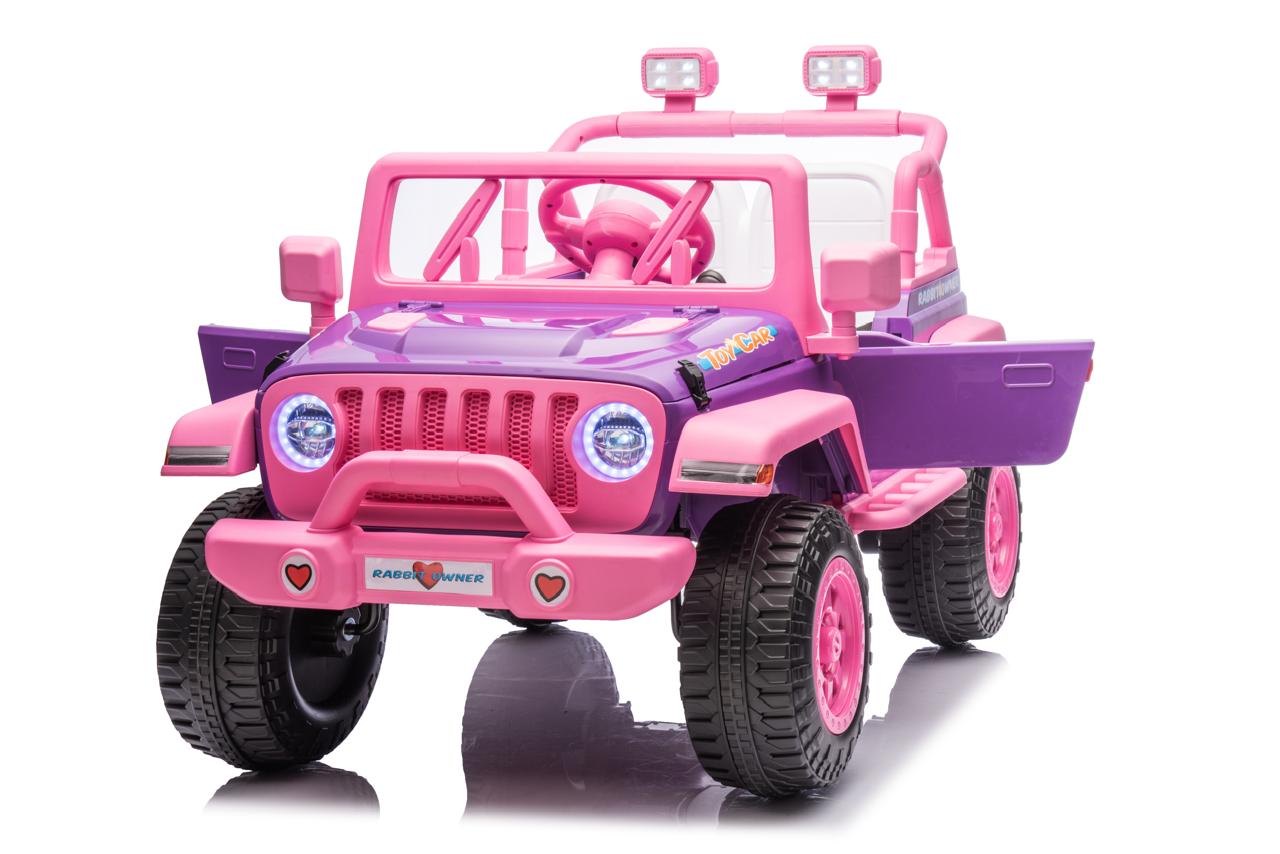 Coche Eléctrico Infantil Barbie Rosado 12V - Montable - Roadmaster | HS_VEMNEL - 617