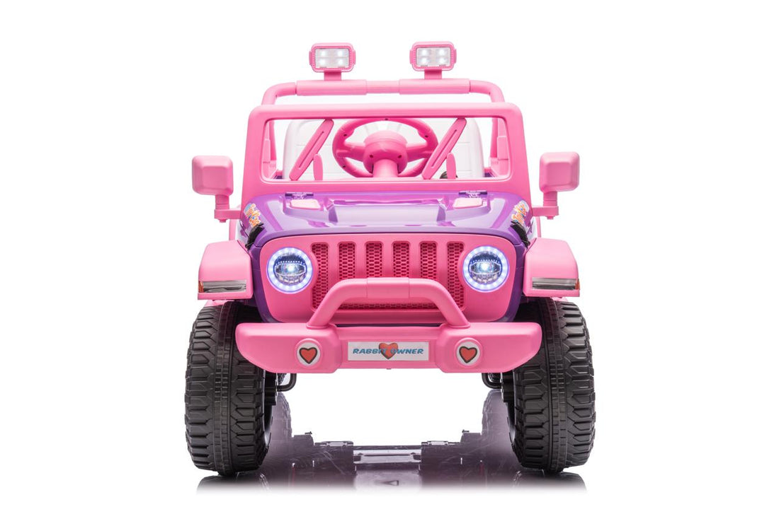 Coche Eléctrico Infantil Barbie Rosado 12V - Montable - Roadmaster | HS_VEMNEL - 617