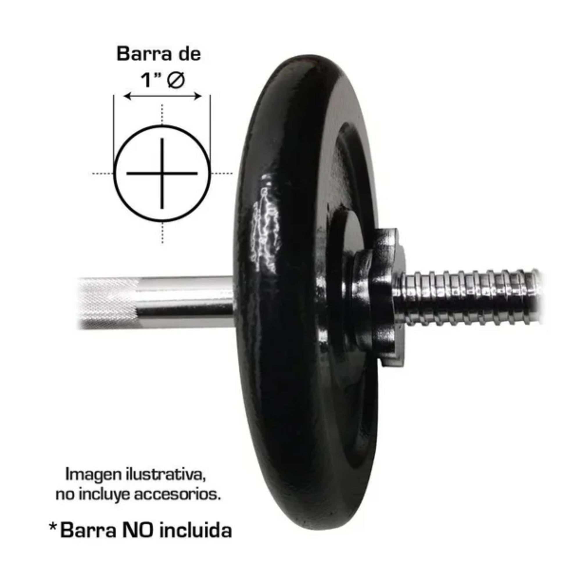 Disco de Pesas de 5 kg en Hierro Fundido - Fitness - Homesale | HS - PEDS5KG