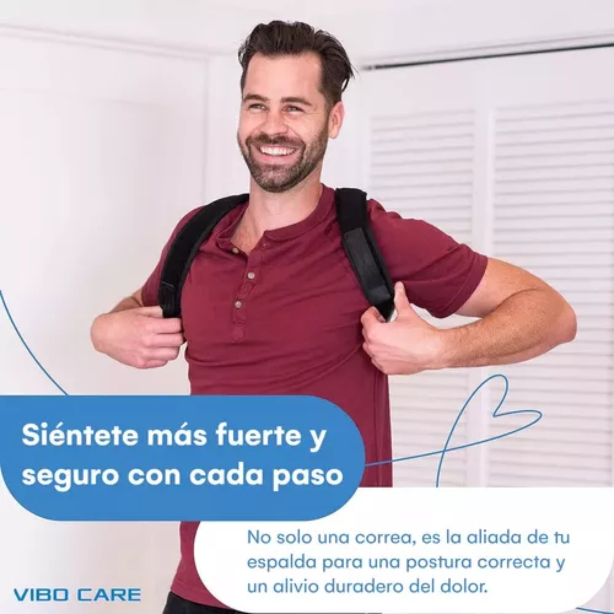 Faja Espalda Corrector Postura Soporte Clavicula Unisex Negra - Fitness - Homesale | HS - COPOUSX